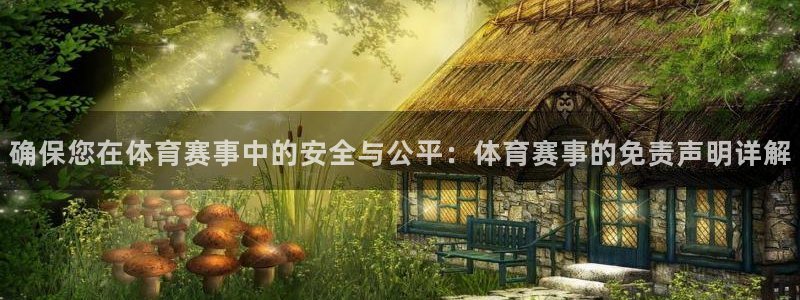 确保您在体育赛事中的安全与公平：体育赛事的免责声明详解