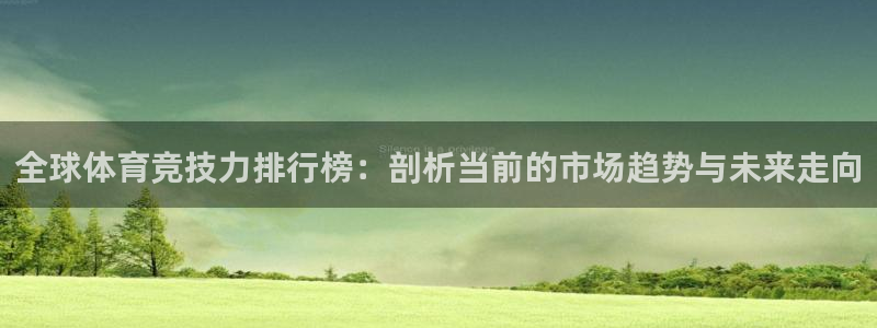 全球体育竞技力排行榜：剖析当前的市场趋势与未来走向