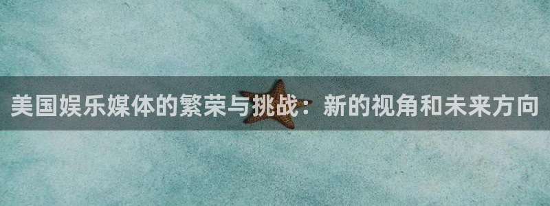 美国娱乐媒体的繁荣与挑战：新的视角和未来方向